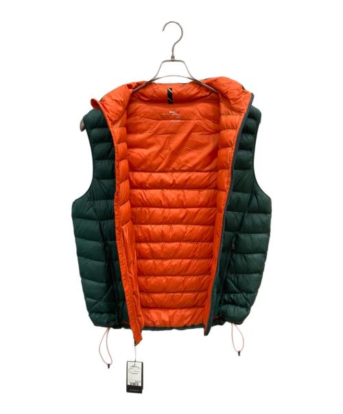 RLX RALPH LAUREN（アールエルエックスラルフローレン）RLX RALPH LAUREN (アールエルエックスラルフローレン) 中綿ベスト グリーン サイズ:L 未使用品の古着・服飾アイテム