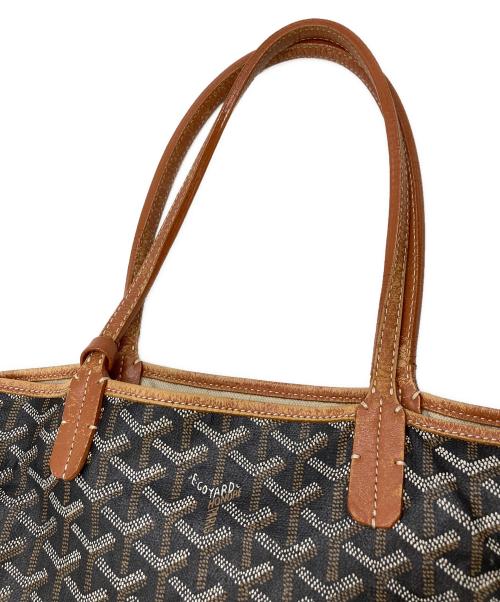 GOYARD（ゴヤール）GOYARD (ゴヤール) サンルイ PM トートバッグ ブラック×ブラウンの古着・服飾アイテム