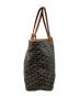 GOYARD (ゴヤール) サンルイ PM トートバッグ ブラック×ブラウン：100000円