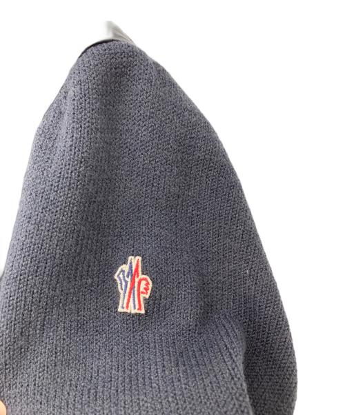 MONCLER GRENOBLE（モンクレール グルノーブル）MONCLER GRENOBLE (モンクレール グルノーブル) ニット切替ダウンジャケット ブラック サイズ:XLの古着・服飾アイテム