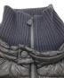 中古・古着 MONCLER GRENOBLE (モンクレール グルノーブル) ニット切替ダウンジャケット ブラック サイズ:XL：50000円