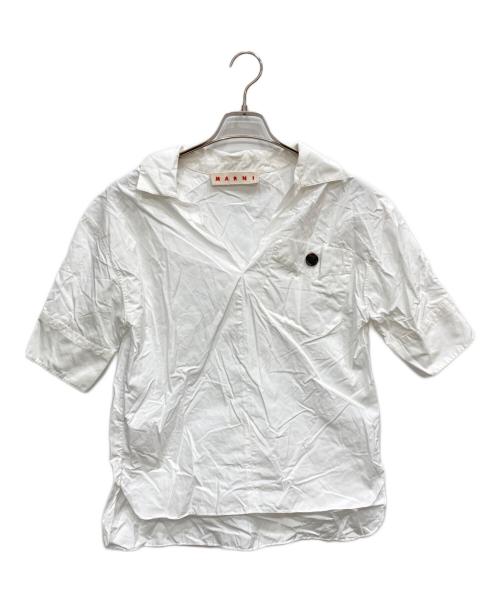 MARNI（マルニ）MARNI (マルニ) スキッパーシャツ ホワイト サイズ:Ⅼの古着・服飾アイテム