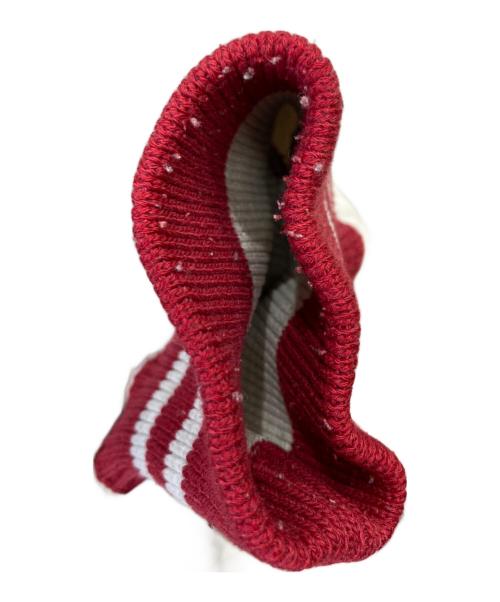 Champion REVERSE WEAVE（チャンピオン リバース ウィーブ）Champion REVERSE WEAVE (チャンピオン リバース ウィーブ) フロント刺繍リブラインスウェット レッド×グレー サイズ:XXLの古着・服飾アイテム