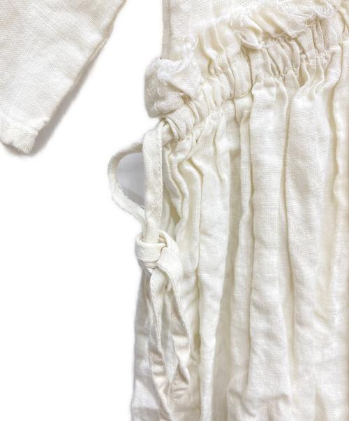 BEARDSLEY（ビアズリー）BEARDSLEY (ビアズリー) リネンチュニックブラウス アイボリー サイズ:FREEの古着・服飾アイテム