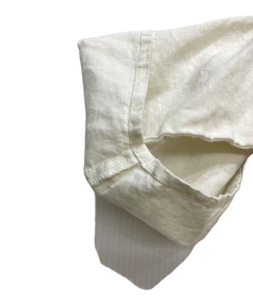 BEARDSLEY（ビアズリー）BEARDSLEY (ビアズリー) リネンチュニックブラウス アイボリー サイズ:FREEの古着・服飾アイテム