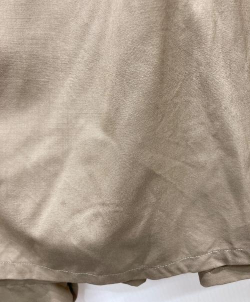 SCYE（サイ）SCYE (サイ) トロピカルウールピンタックバンドカラーシャツ ブラウン サイズ:38の古着・服飾アイテム