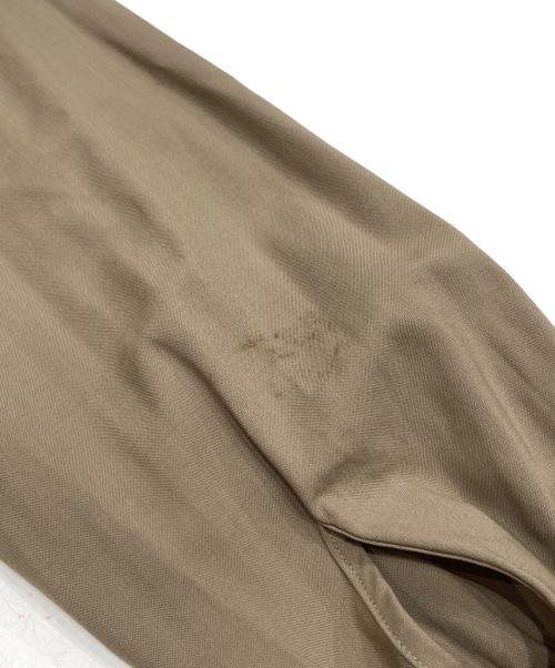 SCYE（サイ）SCYE (サイ) トロピカルウールピンタックバンドカラーシャツ ブラウン サイズ:38の古着・服飾アイテム