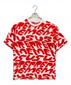 SUPREMEシュプリーム）の古着「stacked intarsia S/S Top」｜レッド