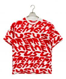 SUPREME（シュプリーム）の古着「stacked intarsia S/S Top」｜レッド
