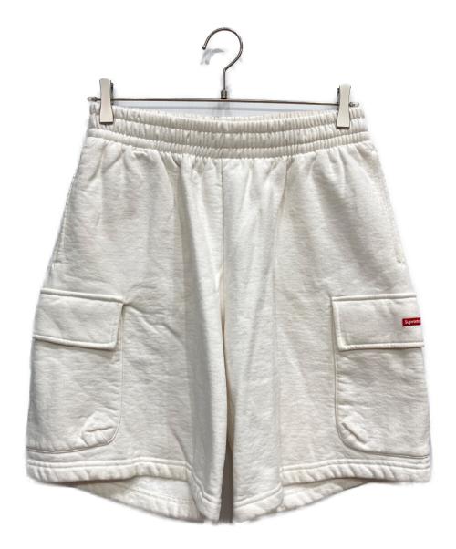 SUPREME（シュプリーム）Supreme (シュプリーム) Small Box Baggy Cargo Sweatshort ホワイト サイズ:Sの古着・服飾アイテム