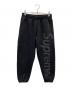 SUPREME（シュプリーム）の古着「SATIN APPLIQUE SWEATPANT」｜ブラック