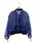 UN3D. (アンスリード) ギャザーオーガンジーブルゾンシアージャケット ネイビー サイズ:F：10000円