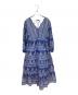 sara mallika (サラマリカ) 総柄ワンピース ブルー サイズ:表示なし：9000円