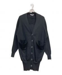 UN3D.（アンスリード）の古着「OVER CD（オーバーカーディガン）」｜ブラック
