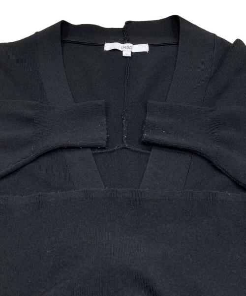 UN3D.（アンスリード）UN3D. (アンスリード) OVER CD（オーバーカーディガン） ブラック サイズ:36の古着・服飾アイテム