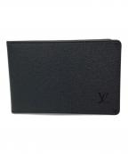LOUIS VUITTONルイ ヴィトン）の古着「タイガ パスケース」｜ブラック