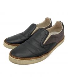 Maison Martin Margiela（メゾンマルタンマルジェラ）の古着「レザースリッポン」｜ブラック
