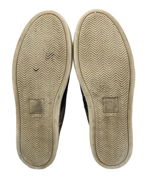 Maison Martin Margiela（メゾンマルタンマルジェラ）Maison Martin Margiela (メゾンマルタンマルジェラ) レザースリッポン ブラック サイズ:44の古着・服飾アイテム