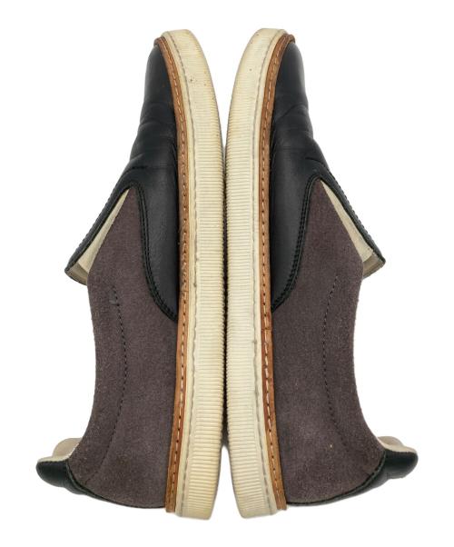 Maison Martin Margiela（メゾンマルタンマルジェラ）Maison Martin Margiela (メゾンマルタンマルジェラ) レザースリッポン ブラック サイズ:44の古着・服飾アイテム