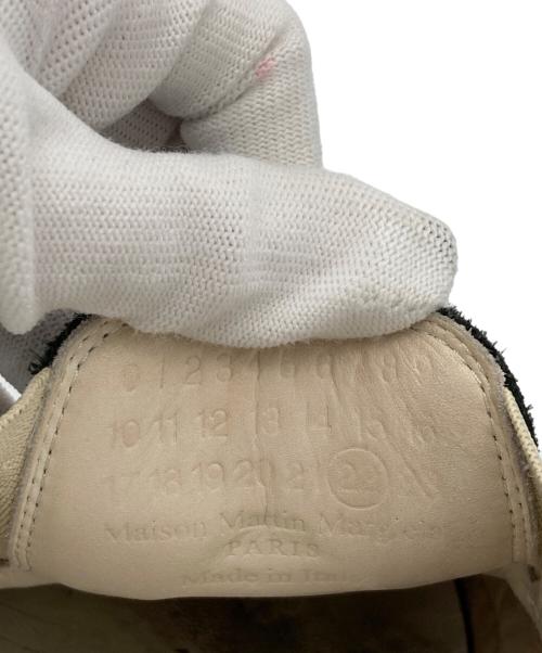 Maison Martin Margiela（メゾンマルタンマルジェラ）Maison Martin Margiela (メゾンマルタンマルジェラ) レザースリッポン ブラック サイズ:44の古着・服飾アイテム