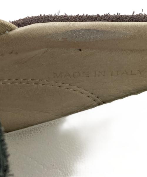 Maison Martin Margiela（メゾンマルタンマルジェラ）Maison Martin Margiela (メゾンマルタンマルジェラ) レザースリッポン ブラック サイズ:44の古着・服飾アイテム