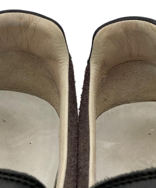 Maison Martin Margiela（メゾンマルタンマルジェラ）Maison Martin Margiela (メゾンマルタンマルジェラ) レザースリッポン ブラック サイズ:44の古着・服飾アイテム