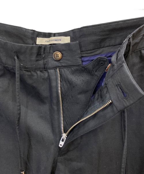 giab's ARCHIVIO（ジャブス アルキヴィオ）giab's ARCHIVIO (ジャブス アルキヴィオ) 「RAFFAELLO」イージーパンツ ブラック サイズ:50の古着・服飾アイテム