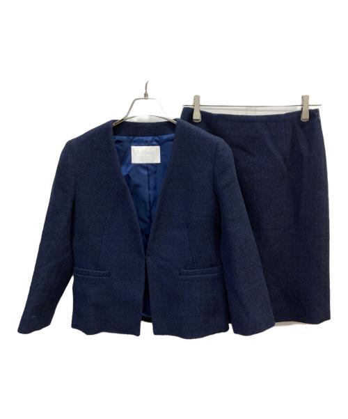 BALLSEY（ボールジィ）BALLSEY (ボールジィ) ミックスツイードセットアップスーツ ネイビー サイズ:34の古着・服飾アイテム