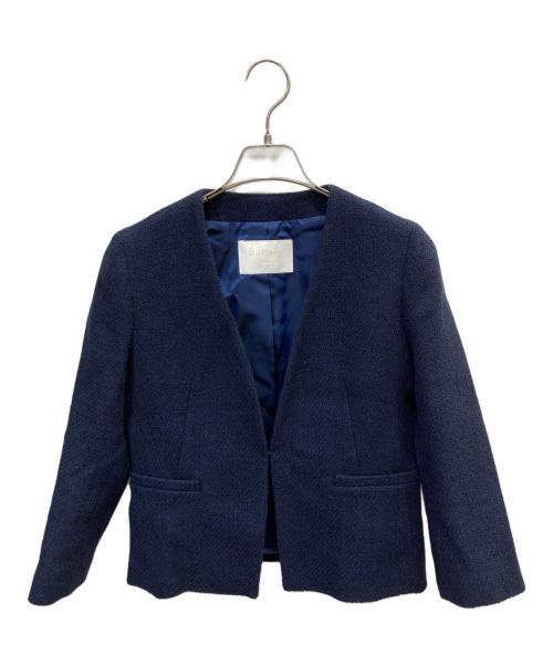 BALLSEY（ボールジィ）BALLSEY (ボールジィ) ミックスツイードセットアップスーツ ネイビー サイズ:34の古着・服飾アイテム