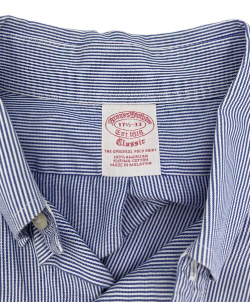 BROOKS BROTHERS（ブルックスブラザーズ）BROOKS BROTHERS (ブルックスブラザーズ) ドレスシャツ ブルー サイズ:Lの古着・服飾アイテム