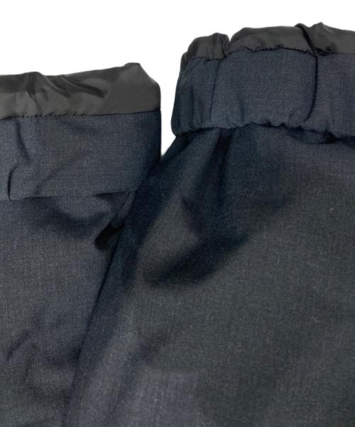 URBAN RESEARCH DOORS（アーバンリサーチドアーズ）URBAN RESEARCH DOORS (アーバンリサーチドアーズ) ウールブレンドラミネートダウンパーカー グレー サイズ:Lの古着・服飾アイテム