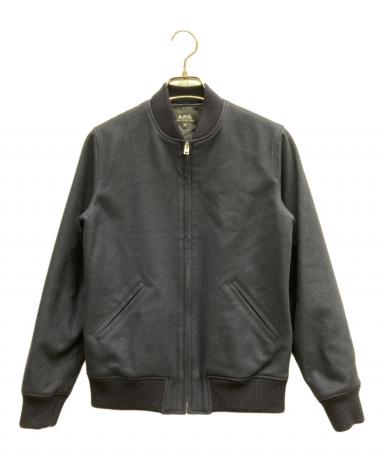 A.P.C. ウール 中綿 ジップブルゾン 中古・古着通販】A.P.C. (アーペーセー) ウールジップブルゾン
