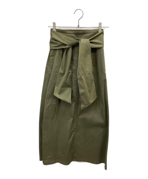 BLENHEIM（ブレンヘイム）BLENHEIM (ブレンヘイム) コットンチノロングスカート カーキ サイズ:XSの古着・服飾アイテム