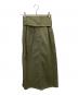 BLENHEIM (ブレンヘイム) コットンチノロングスカート カーキ サイズ:XS：6000円