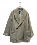 ORCIVALオーシバル）の古着「ライトモッサ ショールカラージャケット」｜カーキ