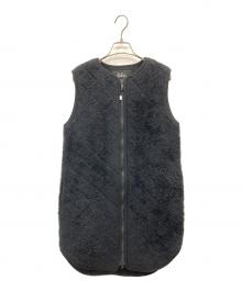 THE RERACS（ザ リラクス）の古着「スリーブレスボアコート」｜ブラック