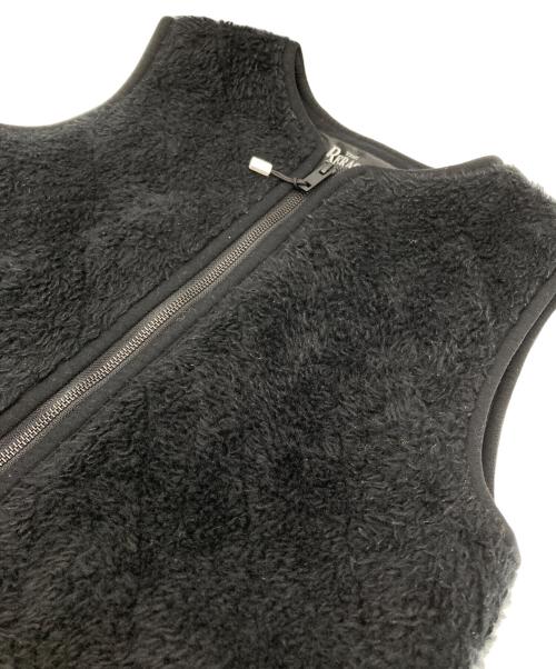 THE RERACS（ザ リラクス）THE RERACS (ザ リラクス) スリーブレスボアコート ブラック サイズ:38の古着・服飾アイテム