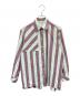 Weekend Max Mara（ウィークエンド マックスマーラ）の古着「ストライプシャツ」｜グリーン×パープル
