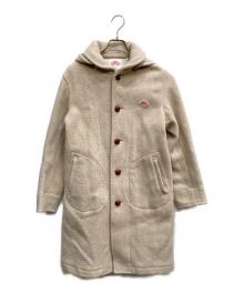 DANTON（ダントン）の古着「ウールモッサロングコート」｜アイボリー