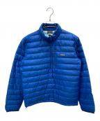 Patagoniaパタゴニア）の古着「00s ダウンプルオーバーセーター」｜ブルー