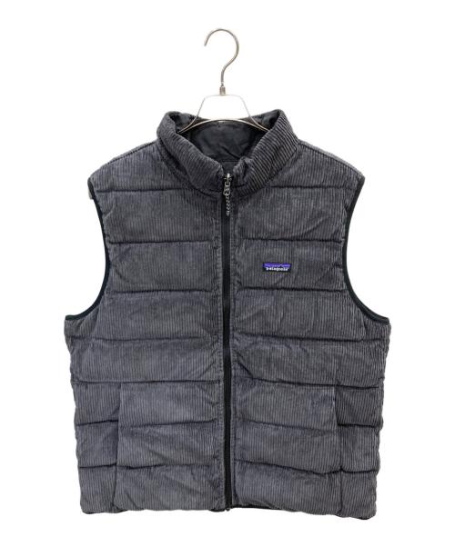 Patagonia（パタゴニア）Patagonia (パタゴニア) リバーシブル・コットン・ダウン・ベスト ブラック サイズ:Lの古着・服飾アイテム