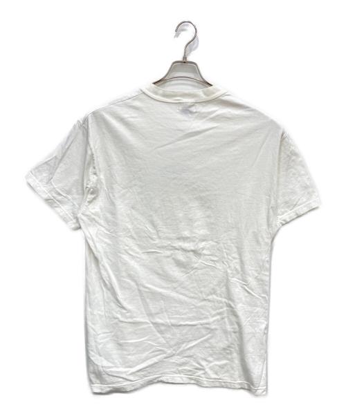 TRANSPORT（トランスポート）TRANSPORT (トランスポート) Hanes (ヘインズ) フロッグプリントカットソー ホワイト サイズ:Ⅼの古着・服飾アイテム