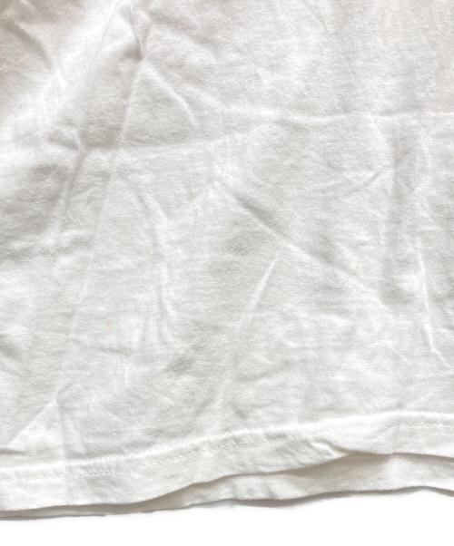 TRANSPORT（トランスポート）TRANSPORT (トランスポート) Hanes (ヘインズ) フロッグプリントカットソー ホワイト サイズ:Ⅼの古着・服飾アイテム