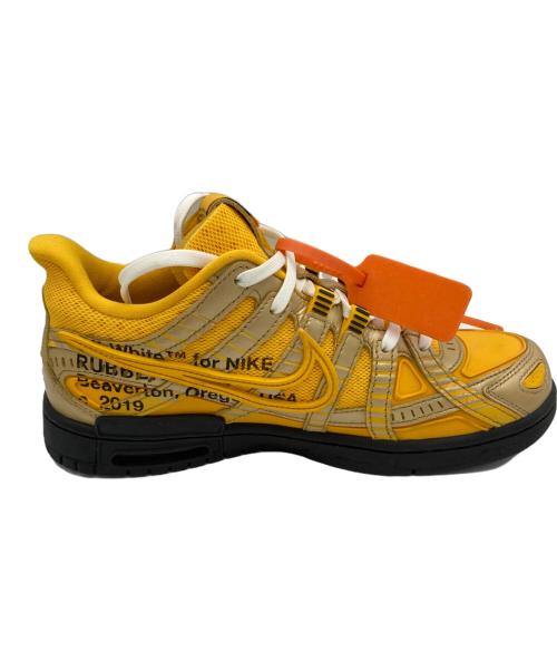 NIKE（ナイキ）NIKE (ナイキ) OFFWHITE (オフホワイト) Air Rubber Dunk イエロー サイズ:27cmの古着・服飾アイテム