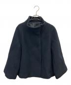 ANAYIアナイ）の古着「ウールビーバーショートコート」｜ブラック