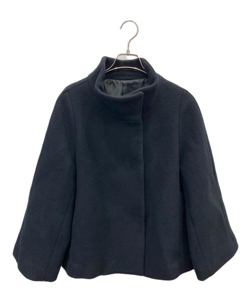 ANAYI（アナイ）ANAYI (アナイ) ウールビーバーショートコート ブラック サイズ:38の古着・服飾アイテム