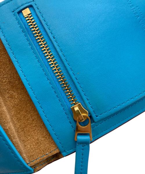 BOTTEGA VENETA（ボッテガベネタ）BOTTEGA VENETA (ボッテガベネタ) イントレチャート2つ折り財布 ボルドー サイズ:表記なしの古着・服飾アイテム