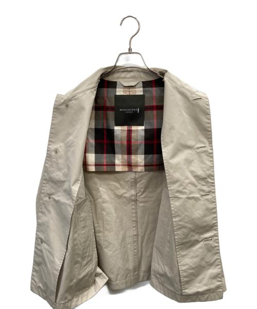MACKINTOSH LONDON（マッキントッシュ ロンドン）MACKINTOSH LONDON (マッキントッシュ ロンドン) ショートステンカラーコート ベージュ サイズ:Mの古着・服飾アイテム