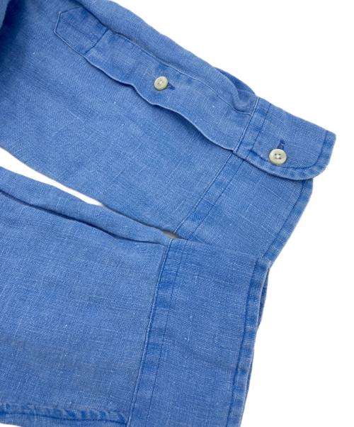 POLO RALPH LAUREN（ポロ・ラルフローレン）POLO RALPH LAUREN (ポロ・ラルフローレン) ボタンダウンリネンシャツ スカイブルー サイズ:Sの古着・服飾アイテム