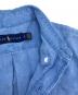 中古・古着 POLO RALPH LAUREN (ポロ・ラルフローレン) ボタンダウンリネンシャツ スカイブルー サイズ:S：6000円